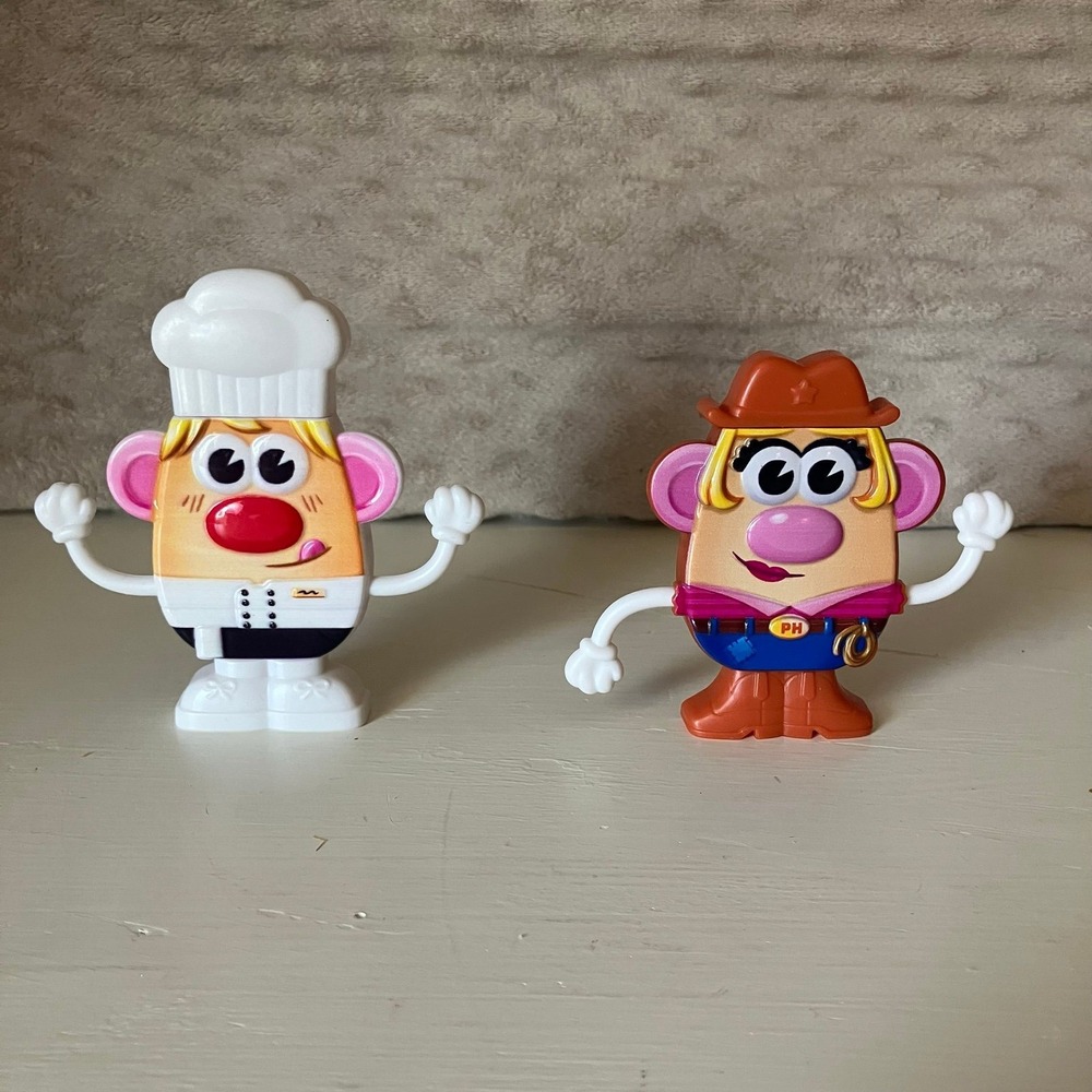 2025 Wendy's Kids Meal Toys Potato Head Toys Cowtater & Chef Spud